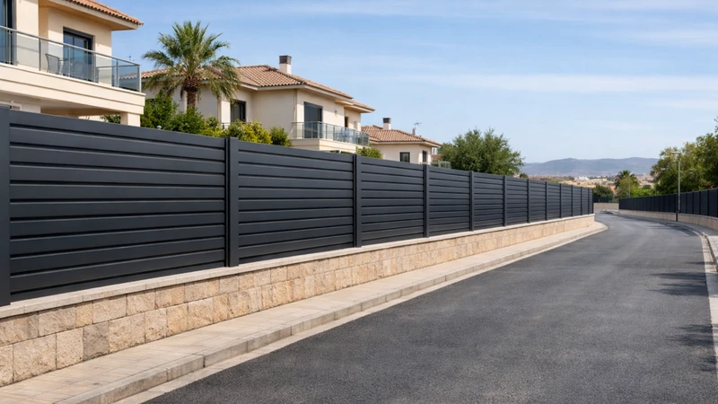 Vallado de comunidad en urbanización de Molina de Segura
