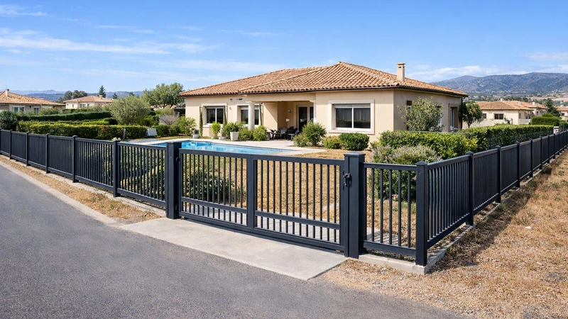 Vallado tubular en finca de Cartagena