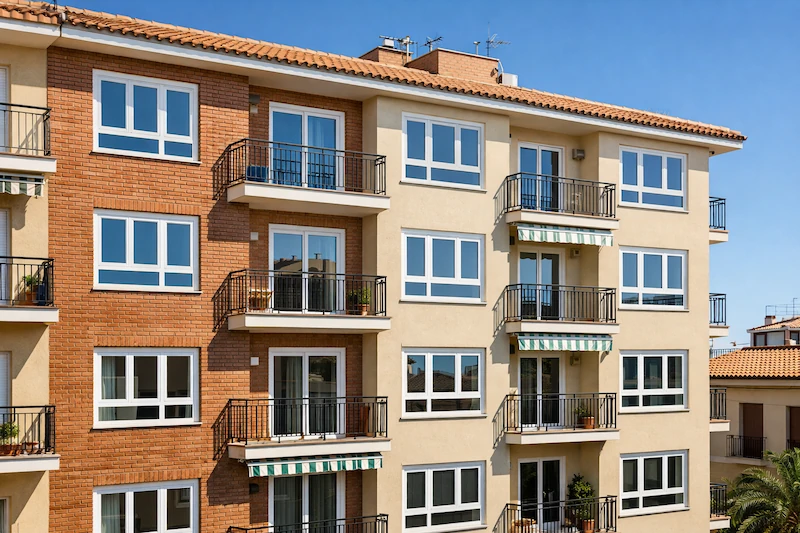 Reforma integral de ventanas PVC en piso de Cartagena